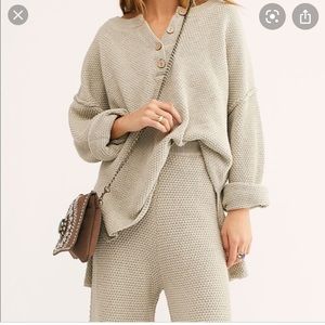 Free People Hailee Sweater Set size XS